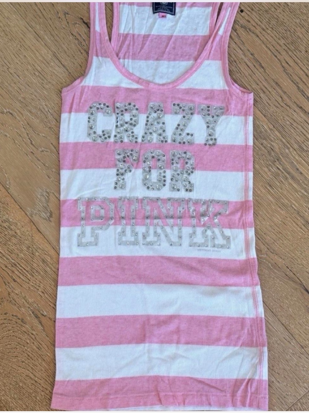 (ISO!!!) Pink & White Striped Tank Top - Crazy For Pink